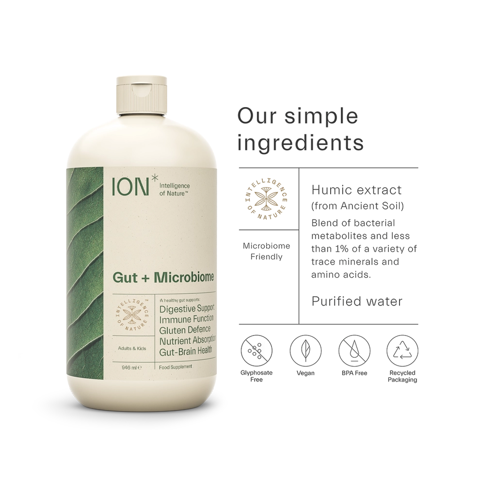 ION Gut + Microbiome ingredients